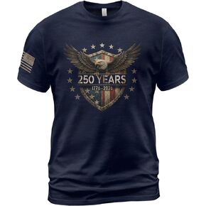 Patriotic Shirts for Men, American 250th Anniversary Shirt, 1776-2026 250th Anniversary Shirt in Saudi Arabia