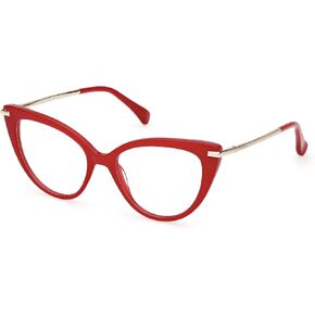 MaxMara MM5145 066 shiny dark red 52/17/135 WOMAN Eyewear Frame in Saudi Arabia