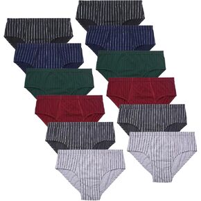 100％ Cotton Men's Bikini Briefs Tag-Free Low Rise Triangle Briefs Elastic Waist Moisture Wicking Underwears S-XL in Saudi Arabia