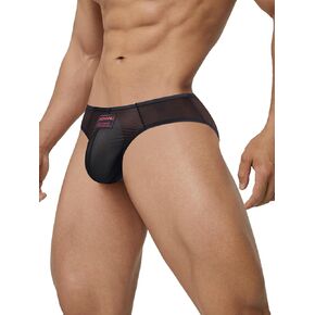 Men's Sheer Mesh Briefs Sexy See Through Low Rise Underwear Breathable Transparent Briefs for Men in Saudi Arabia
