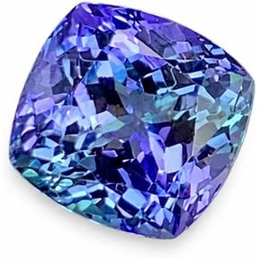9.40 Ct Extremely Rare Natural Blue Tanzanite Cushion Certified Loose Gemstone | High-Quality Gemstone for Jewelry Making & Collecting in Saudi Arabia