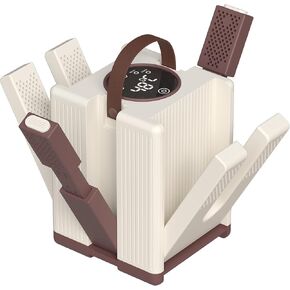 6-Arm Shoe Dryer and Deodorizer, Foldable Shoe Dryer with Timer for 3 Pairs, Suitable for all Types of Shoes, Fast 360° Drying Shoe Rack for Sneakers, Gloves, Socks，Safe for Family in Saudi Arabia