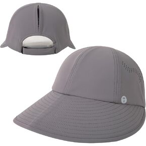ChicPony™ Cooling Wide Brim Sun Hat Women High Ponytail UV Protection Baseball Cap Breathable Packable for Golf Beach in Kuwait