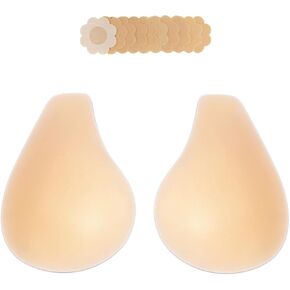 Bontierie Nipple Covers Sticky Push up Bra Added Lift Seamless Ultra-Thin Pasties Women Adhesive Bras in Kuwait