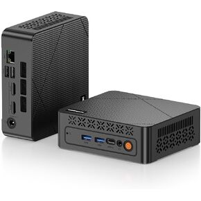 A3 Mini PC | Ryzen 7 8745HS | Radeon 780M GPU | 32GB DDR5 RAM(Up to 256GB) | 1TB SSD (M.2 2280 NVMe PCIe4.0 * 4), 11 Pro OS/2.5GbE /USB4.0/WiFi 6E/BT 5.2, Game/Design/Modeling（NO Oculink in Saudi Arabia