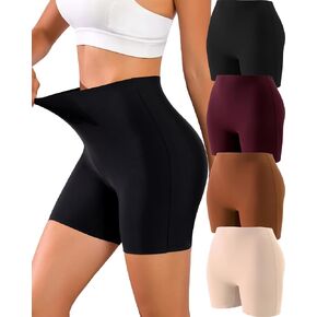 Knowyou Womens Seamless Boy Shorts Underwear No Show Boxer Briefs Stretch High Waisted Panties for Ladies Shorts Anti Chafing in Saudi Arabia