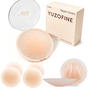 Nipple Covers for Women 2 Pairs,Reusable Silicone Pasties,Adhesive Invisible Breast Petals for Backless Dress in Saudi Arabia