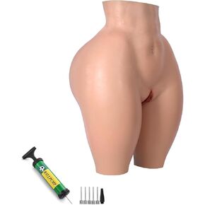 ROANYER Upgraded Silicone Hip Enhancing Pants, Inflatable Butt Lifter, Fake Vagina Panty for Crossdressers Drag Queen Costume in Saudi Arabia