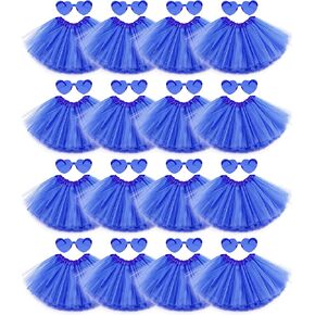 16 PCS Adult Tutus Skirts for Women Tutu Skirt Elastic Tulle Tutu Colored Tutus for Dance Runners Halloween Party in Saudi Arabia