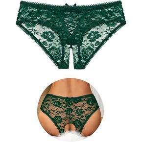 Avidlove Women Lace Panties Floral Lace Briefs Sexy Hollow Out Underwear Crisscross Strappy Boyshorts in Saudi Arabia