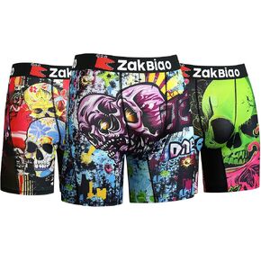 Underwear Mens Boxer Briefs - Animal Print, Big and Tall Underwear for Men, Comfortable Active Underwear Multipack in Saudi Arabia