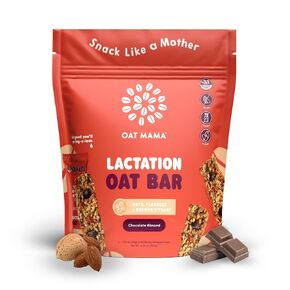 Oat Mama Lactation Bars Variety Pack | Peanut Butter Chocolate Chip & Chocolate Almond Coconut | Essential Breastfeeding Snacks with Oats, Flaxseed & Brewer’s Yeast | Milkflow Lactation Support in Saudi Arabia