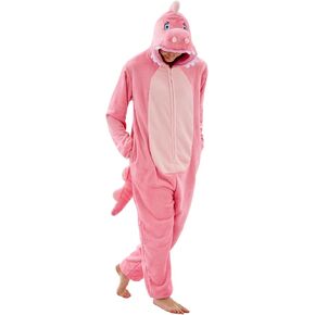 Unisex Adult Onesie Pajamas Animal One Piece Snug Fit Halloween Costume Sleepwear Homewear in Saudi Arabia