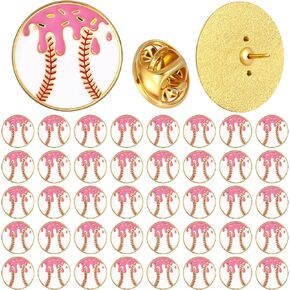 Ice Cream Drip Baseball Pin Sports Enamel Brooch Gift for Sports Lovers Team Fans, Backpack Hat Jacket Decor Baseball Ice Cream Drip Party Favors Decorations in Saudi Arabia