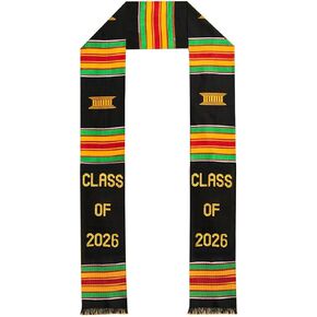 Kente Graduation Stole 2026 | Kente Stole Authentic African Art in Saudi Arabia