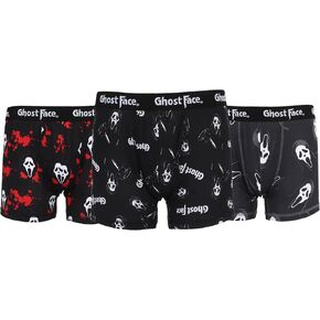 Bioworld Ghostface Character Mask 3-Pack Men's Black Boxer Briefs in Kuwait