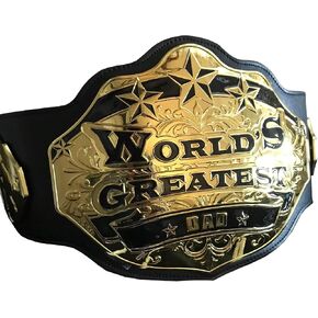 World's Greatest Dad Championship Belt in Saudi Arabia