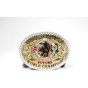 Big Country Toys PBR Future World Champion Clip-On Belt Buckle – Kids Dress-Up Accessory – Plastic Gold Belt Buckle with Bold PBR Graphics in Kuwait