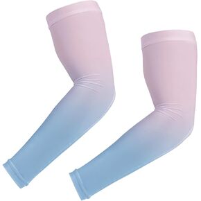 Pink Blue Ombre Cooling Arm Sleeves for Men & Women, Gradient Blue Pink in Saudi Arabia