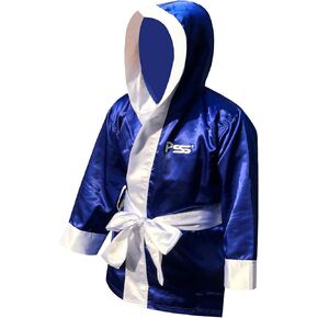 PSS New Ultimate Long Sleeve Boxing Robe Uniform Kick Boxing Mixed Martial Art UFC Sports Muay Thai Training Robe 910 (910 Blue, 13-14 Year) in Saudi Arabia