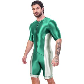 AMORESY Gladius Sports Bodysuit with Front Zipper, Mid-Length Sleeve & Leg One-Piece Stretch Activewear in Saudi Arabia