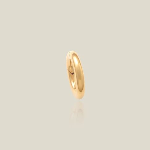 ANYGOLDS 14K Solid Gold Round Spring Clasp Connector - Heavy Duty Charm Enhancer for Necklace & Bracelet - Jewelry Link for Multiple Pendants - Secure Pendant Extender for Women - Sold as Single in Kuwait