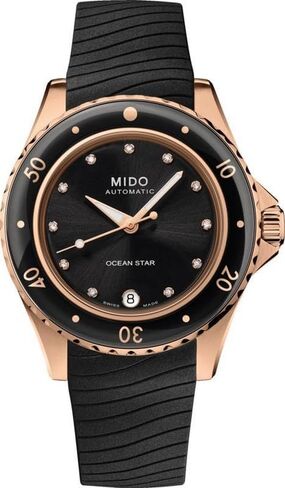 ساعة MIDO Ocean Star 36.5 - ساعة غواص أوتوماتيكية سويسرية للنساء - هيكل من الفولاذ المقاوم للصدأ 36.5 ملم in Kuwait