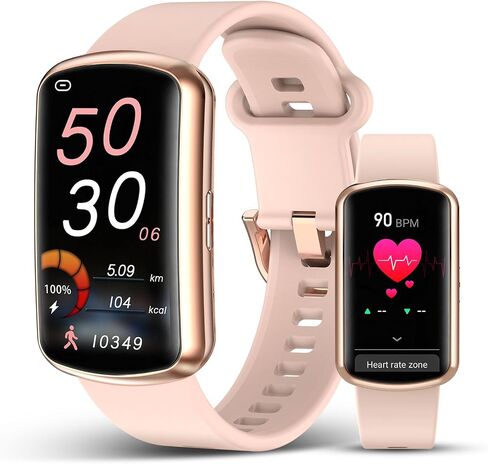 SOUYIE 2026 Smart Watch Fitness Trackers for Women, 1.47″ HD Curved Screen, 24/7 Health Monitor, Sleep Tracker, 110+ Sports Modes Pedometer Step Tracker, Waterproof Activity Tracker for Android iOS in Kuwait