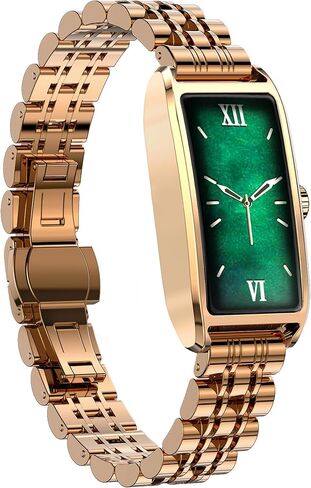 Elegant Smart Watch for Women Fitness Tracker with Step Counter Calorie Tracker Heart Rate Monitor Sleep Tracker IP68 Waterproof Activity Tracker Bracelet with AMOLED Touchscreen for Android IOS in Saudi Arabia