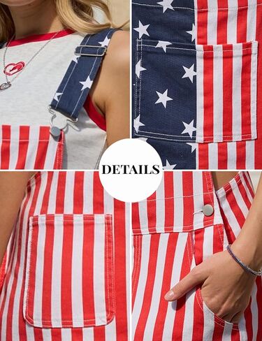 Bindefon Overall Dress for Women Skirt Summer Shorts Romper with Pockets Festival Outfits in Kuwait