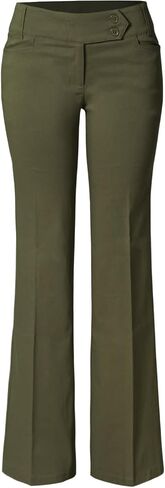Design by Olivia Women's Ultra Stretch Bootcut Business Casual Dress Pants in Kuwait