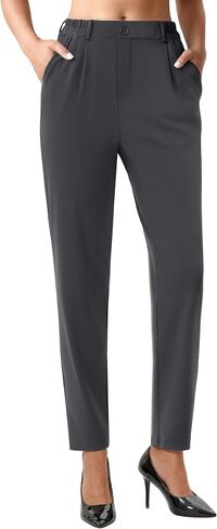 COPYLEAF Dress Pants Women Stretchy Ankle Work Pants Travel Golf Business Casual Trousers Slacks with Pockets in Kuwait