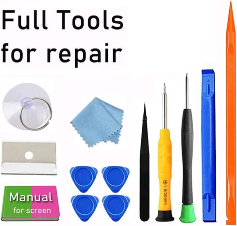 for iPad 10 (10th Generation) || iPad (A16) A2696 A2757 A3354 A3355 A2777 Screen Replacement Digitizer Touch Glass Kits, fit iPad 10th Gen (2022) 10.9 Inch || iPad A16 (2025) 11 inch, Full Repair Sets, [NO fit PRO/Air, Without LCD] in Kuwait