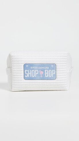 Women's Shopbop License Plate Pouch, White, One Size in Saudi Arabia