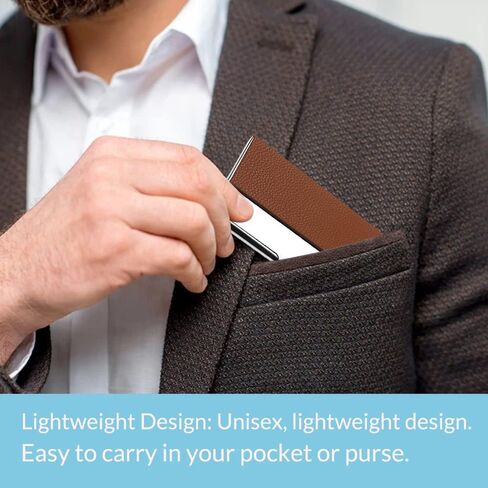 EAQ Custom Business Card Holder Personalized Leather Business Card Holder for Men&Women Custom Logo/Name Business Card Holder Gift in Saudi Arabia