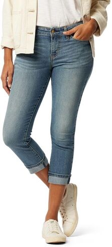 Levi Strauss Signature Gold Women's Mid-Rise Slim Fit Capris Stretch Denim (Also Available in Plus Size) in Kuwait
