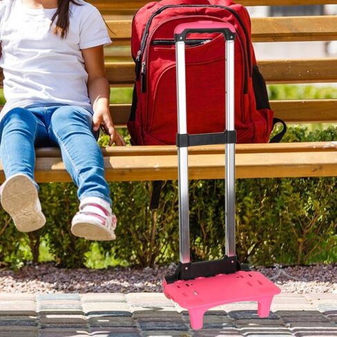 Backpack Hand Truck Backpack Trolley,Portable, Foldable Telescopic Rod,Pink, in Kuwait