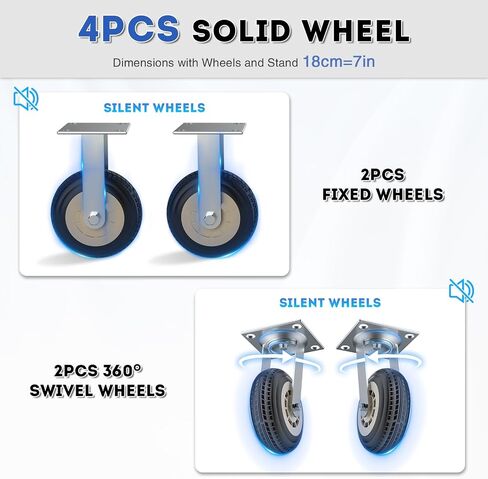42 * 26IN Hotel Luggage Cart with Top Frame and Hook, 1300 LBS Load Capacity, Platform Truck with Front Frame and 7-inch Rubber Wheels, Ideal for Travel, Resorts, Conference in Kuwait