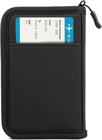 TOPBAG عائلة حامل جواز السفر، محفظة جواز السفر النسائية Rfid Blocking، منظم وثائق السفر للمحافظ المميزة، حقيبة حامل جواز سفر مقاومة للماء للنساء والرجال أثناء السفر، حافظة بطاقات الائتمان in Kuwait