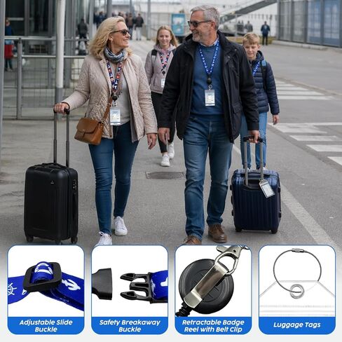 Cruise Ship Essentials Must Haves 2026-4 Person Travel Kit for Carnival, Royal Caribbean, Princess - Waterproof Phone Pouch, Magnetic Hooks, Cruise Lanyards for Ship Cards, Clear Luggage Tags in Saudi Arabia