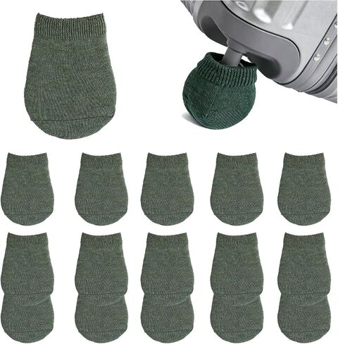 16 PCS Luggage Wheel Cover Socks – Elastic Suitcase Wheel Covers to Keep Floors Clean from Dirty Wheels (black) in Saudi Arabia