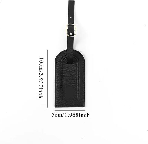 4pcs Name PU Leather Ladies' Handbags, Luggage Tags, Pendants, Anti-loss, Accessories in Saudi Arabia