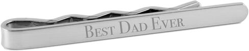 Cherished Moments Personalized Tie Bar for Boys, Teens and Men (Silver Tone) in Kuwait