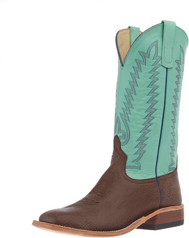 Anderson Bean Men's Chocolate Shrunken Shoulder Vamp 13in Mint Glove Top Boot in Kuwait