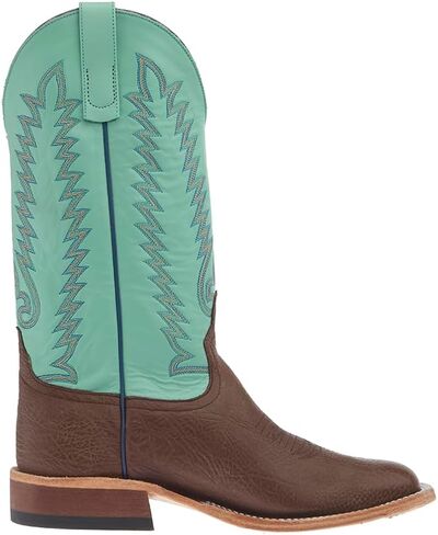Anderson Bean Men's Chocolate Shrunken Shoulder Vamp 13in Mint Glove Top Boot in Kuwait