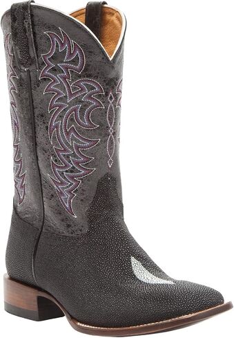 حذاء Cody James الرجالي Exotic Stingray Western ذو مقدمة مربعة واسعة - Bbme418 in Kuwait