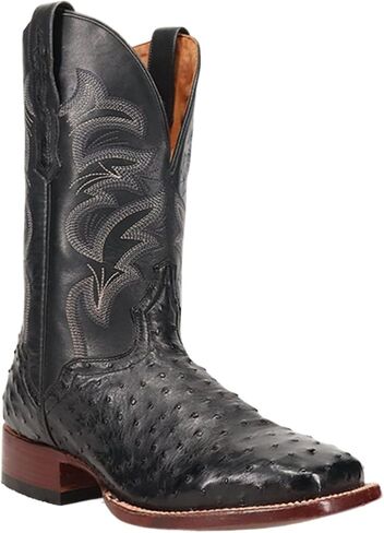 El Dorado Men's Men'S Handmade Full Quill Ostrich Stockman Boot Broad - Ed2213 in Kuwait
