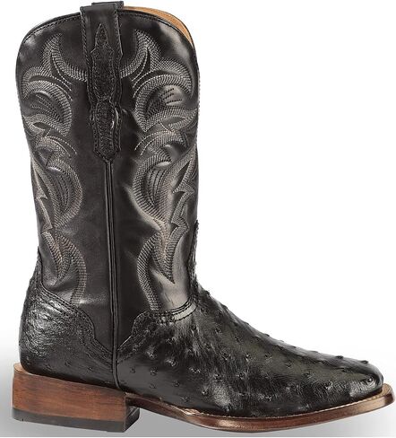 El Dorado Men's Men'S Handmade Full Quill Ostrich Stockman Boot Broad - Ed2213 in Kuwait