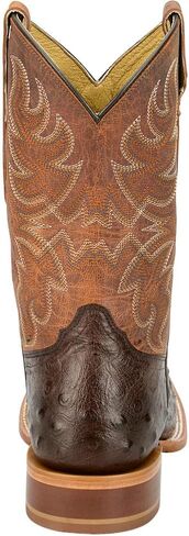 Tony Lama Men's Blaine Kango Tobacco ReQuill Ostrich Vamp 11In Tan Top Boot in Kuwait
