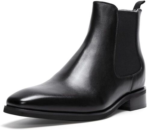 CHAMARIPA Elevator Shoes for Men | Invisible Height Increase Chelsea Boots | Built-in System Adds 2.36-2.75 Inches/6-7cm | Smart Casual & Business Ankle Boots | US 7.5-11.5 in Saudi Arabia